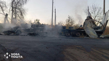 Росія вдарила по сортувальному депо «Нової пошти» на Чернігівщині (фото) /Фото 3