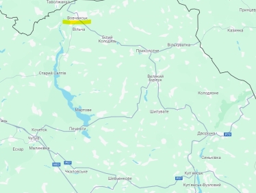 Направление дорог из Волчанска.