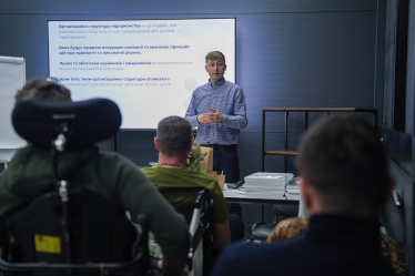 бізнес-курси для ветеранів у центрі реабілітації Unbroken