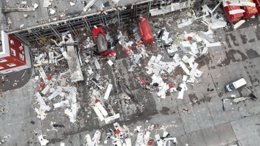 Росія завдала ракетного удару по харківському терміналу «Нової пошти», загинули шестеро працівників (оновлено, додано фото) /Фото 5