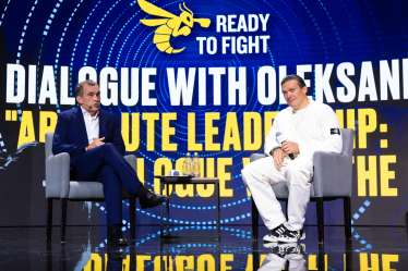 Василь Хмельницький та Олесандр Усик. Фото надано пресслужбою