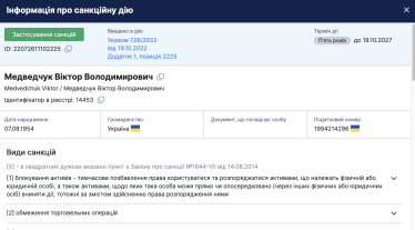 В Україні відкрили доступ до реєстру санкцій /Фото 1