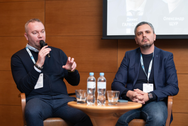 Олександр Баньков, державний секретар Міністерства закордонних справ України, та Денис Гарасюта, член правління Експортно-кредитного агентства