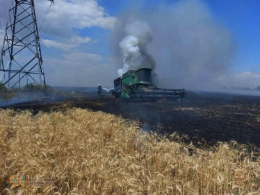 Урожай у вогні: у зоні бойових дій згоріло близько 350 000 га полів. Які втрати та наслідки масштабних пожеж /Фото 1