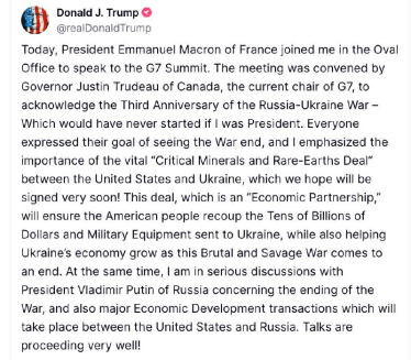 Трамп может встретиться с Зеленским для подписания соглашения о недрах уже на этой неделе (обновлено) /Фото 1