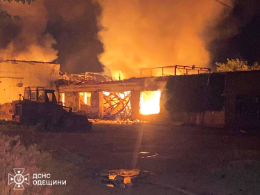 Росія зруйнувала склади з очеретом і обладнання для обробки на Одещині (фото) /Фото 5