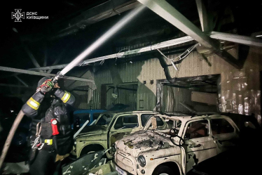 Росія атакувала Україну 100 дронами. У Харкові пожежа на підприємстві, в Умані пошкоджено інфраструктурний обʼєкт (фото, відео) /Фото 12