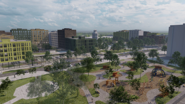 «Сталева мрія». У Білій Церкві збудують квартал для 1000 переселенців із Маріуполя: як він виглядатиме /Фото 3