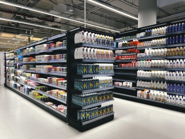 Стелажі від Modern Expo. /Офіційна сторінка Facebook «Modern Expo»