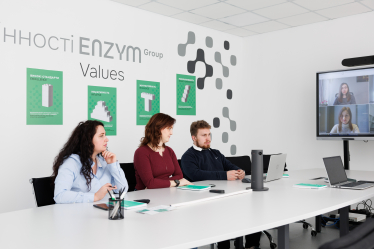 Відеоконференції майбутнього: досвід команди Enzym Group у використанні обладнання Logitech на масштабному таунхолі /Фото 6