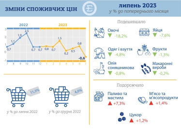 Годовая инфляция в Украине в июле замедлилась до 11,3% с 12,8% в июне – Госстат /Фото 1