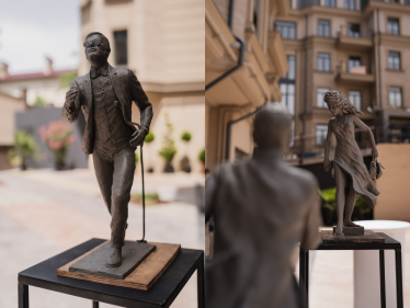 Скульптура, присвячена Сіднею Райлі