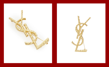 Брошка Saint Laurent