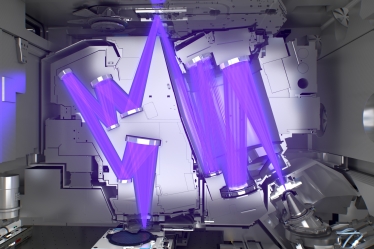 Иллюстрация прохождения оптических лучей в EUV-машине. /ASML