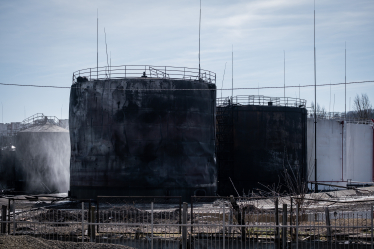 Згоріла нафтобаза у Львові /Фото Getty Images