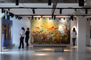 картина Савадова у львівській галереї ZAG /Катерина Москалюк для Forbes Україна