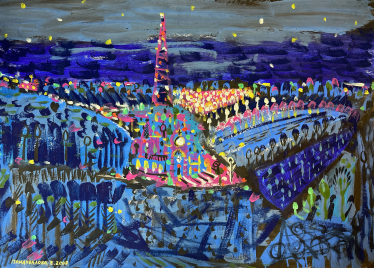 Скугарева, Тистол, Аполлонов, Сухолит, Придувалова, Билоус. В Национальном художественном музее открылась первая с начала большой войны выставка /Фото 2