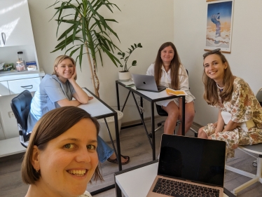 Наталья Лотоцкая-Гевко с коллегами