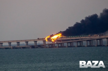 Пожежа на Кримському мосту