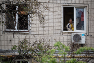 Фото наслідків обстрілу Києва