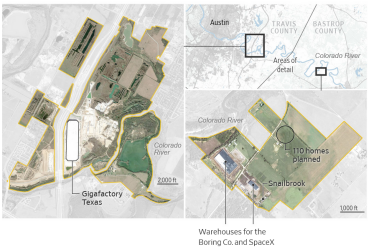 Місто Ілона Маска /Скріншот сайту Wall Street Journal