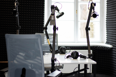 Облаштована студія звукозапису