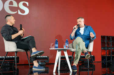 Борис Давиденко, головний редактор Forbes Ukraine; Михайло Бейлін, співвласник групи La Famiglia