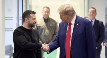 Дональд Трамп та Володимир Зеленський у Trump Tower /Офіс президента України