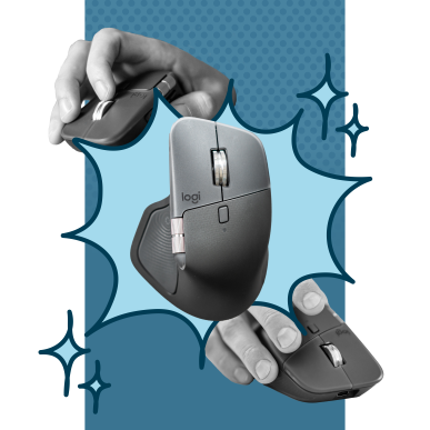 Огляд Logitech MX Master 4 /колаж Аліна Кохан