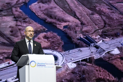 Денис Шмигаль у Лугано, 4 липня 2022 року. /Фото Getty Images