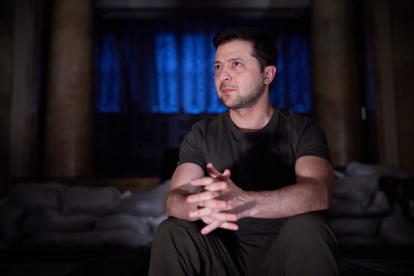 Портрет війни. 11 днів Володимира Зеленського у фотографіях /Фото 6