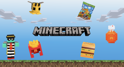 Minecraft-меню в McDonald's /колаж Анастасия Савеленко