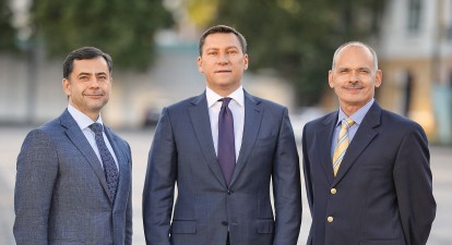 Тріо керманичів Asters. Сергій Свириба (ліворуч), Олексій Дідковський і Армен Хачатурян. /з особистого архіву