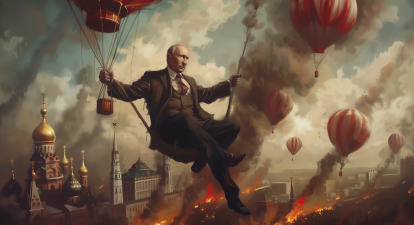 США санкції Росія /Изображение сгенерировано ИИ Midjourney в соавторстве с Анной Наконечной