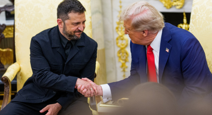 Дональд Трамп і Володимир Зеленський /Getty Images