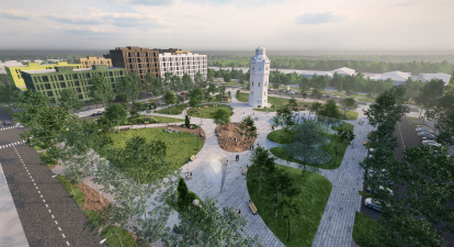 Архітектурна концепція майбутнього житлового кварталу в Білій Церкві /група "Метінвест"