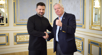 Володимир Зеленський і Ліндсі Грем /Володимир Зеленський/X
