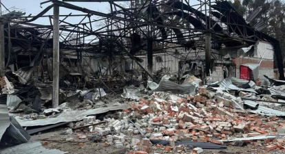 Росія дронами знищила відділення «Нової пошти» на Харківщині: знищено посилок на 10 млн грн /пресслужба «Нової пошти»