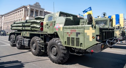 За год большой войны Украине, вероятно, удалось возобновить производство ракет «Ольха», которые бьют на расстояние до 130 км. /Shutterstock