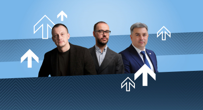 Дмитро Каплюк, Олександр Існюк та Віталій Погосян /колаж Аліна Кохан