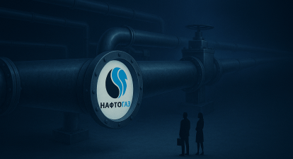 «Нафтогаз» готує запаси газу до наступної зими, і йому необхідна підтримка приватних трейдерів, кажуть в уряді. /Зображення згенеровано ШІ ChatGPT в співавторстві з Анастасією Савеленко