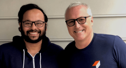 Засновники GetSetup – це гендиректор компанії Ніл Дсоуза, Лоренс Косік, який займає посаду президента, і Девал Делівала, віцепрезидент з питань міжнародних ринків, який працює з Мумбаю і якого немає на цьому фото. Фото: GETSETUP