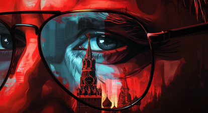 Російське шпигунство і саботаж. Як Москва залякує Європу, щоб та відмовилася від підтримки України. /Зображення згенеровано ШІ Midjourney в співавторстві з Анною Наконечною