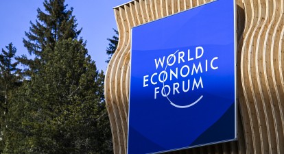 Під час третього дня форуму в Давосі обговорювали нові робочі місця, економіку та інвестиції в клімат. /Getty Images