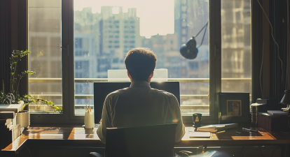 День тиші у компанії Metinvest Digital /Изображение сгенерировано ИИ Midjourney в соавторстве с Анной Наконечной