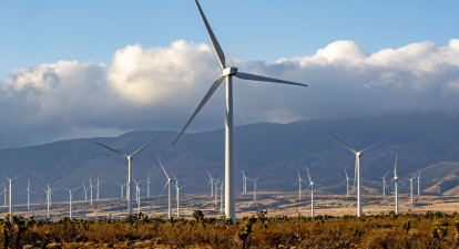 вітрова електроенергія сонячна енергія ВЕС СЕС сонячні панелі /Getty Images