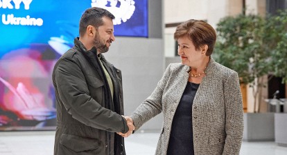 Володимир Зеленський, Крісталіна Георгієва, МВФ, кредити, програма МВФ /Офіс президента України