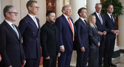 Трамп, Зеленський, Стубб, Макрон, Стармер, Мелоні, Рютте, Мерц /Getty Images