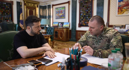 Президент Володимир Зеленський і голова СБУ Василь Малюк /Getty Images