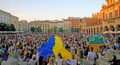 Українські переселенці в Кракові /Getty Images